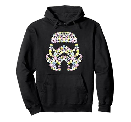 Image of Star Wars Easter Egg Fill Imperial Stormtrooper Helmet Pullover Hoodie
