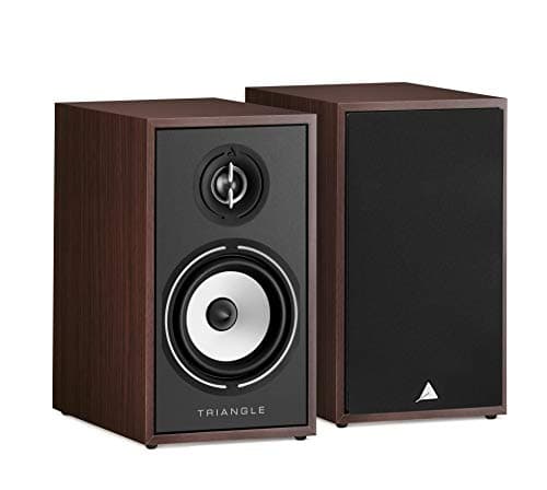Image of Triangle - BOREA BR02 Hi-Fi Bookshelf Speakers - Power handling 80W - Output 89 dB/W/m - Versatile Music and Home Cinema - 176 x 310 x 274 mm - Walnut (Pair)