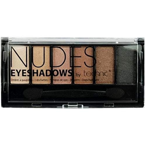 Image of Technic Nudes Eyeshadow Palette - 6 Pigmented, Professional, Long Lasting & Blendable Shimmer Shades for a Natural, Glam Make-up Look. Nude Shades That Are Easy To Use With Long Lasting Coverage. 7.2g