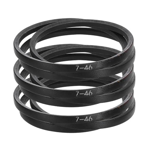Image of sourcing map 3 Pcs Z-46 Z Type V-belt 1165mm/45.9" Inner Length x 0.39" Width x 0.24" Height, Z-type Closed-Loop Rubber Transmission Belt