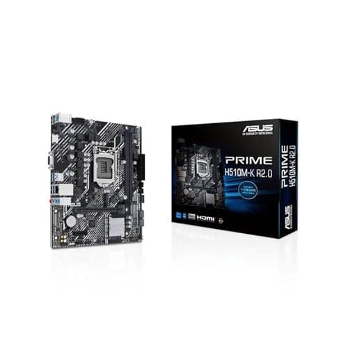 Image of ASUS PRIME H510M-R R2.0-SI Intel H510 LGA 1200 Micro ATX Motherboard (PCIe 4.0, HDMI, VGA, USB 3.2 Gen 1 Type-A, SATA 6Gbps, Armoury Crate, 5X Protection III) (Pakage may vary)