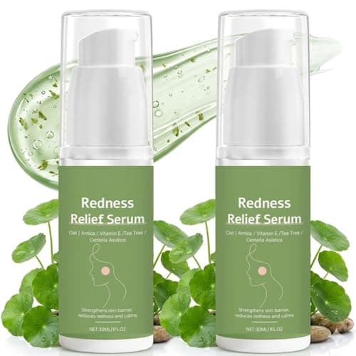 Image of 2Pcs Centella Unscented Serum & Centella Ampoule - Redness Corrector for Face, Soothes Rosacea & Sensitive Skin, Calming Facial Serum for All Skin Types, Korean Skin Care 30ml*2