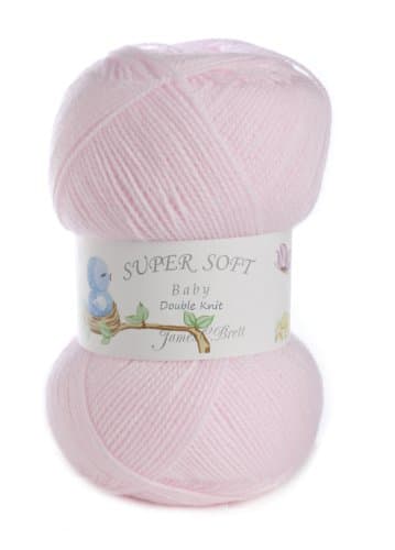 Image of James Brett 100% Acrylic Baby Double Knitting Yarn Supersoft DK Knit Wool 5 x 100g (Baby Pink - BB6)