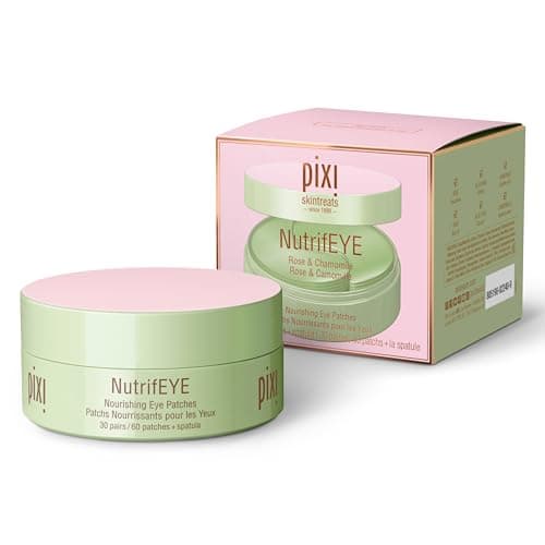 Image of Pixi Beauty Nutrifeye Soothing Rose Under Eye Gel Patches | Eye Masks For Puffy Eyes With Rose, Aloe Vera, And Chamomile To Hydrate, Calm, And Depuff | 30 Pairs / 60 Patches