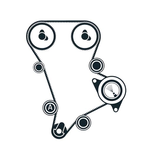 Image of SKF VKMA 94509 Timing belt kit