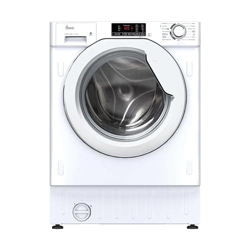 Image of Hoover H-Wash and Dry 300 Integrated Washer Dryer, 8 Kg Wash plus 5 Kg Dry, Combined Cycle Class E, 1400 RPM, Care Cycles, White, 60x53x82 cm - HBD 485D14-1-80