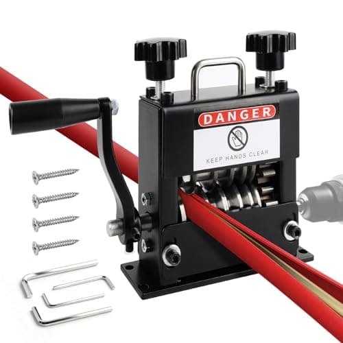 Image of Wire Stripper Machine, Portable Manual Cable Stripper Tool with 6 Holes for 0.5-17mm Cable & Network Wire, 5 Blades, Hand Crank/Electric Dual Mode for Scrap Copper Recycling