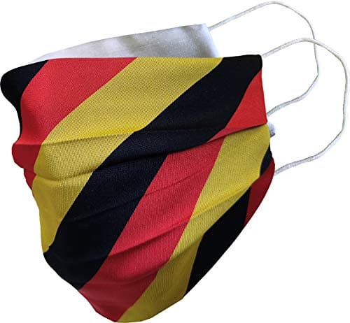 Image of Great British Tie Club Adult Reusable German Flag Face Covering Mask