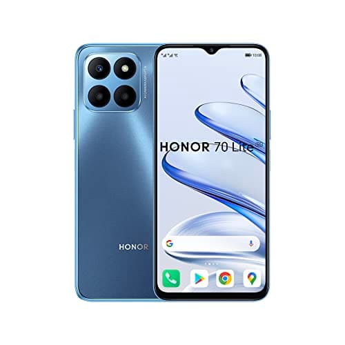 Image of HONOR 70 Lite, Smartphone 5G, 4GB+128GB, 6,5” 90Hz FullView Display, 5000 mAh, Android 12, Dual SIM, Ocean Blue (Renewed)