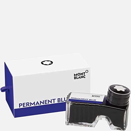 Image of Montblanc Ink Bottle Permanent Blue 60 ml PF