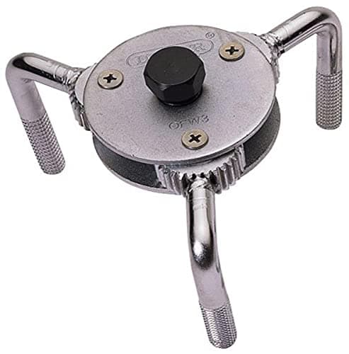 Image of Draper 37871 Expert Three Leg Oil Filter Wrench, 75mm-120mm Capacity , Blue