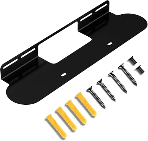Image of notiela Soundbar Mount for Sonos Beam Wall Mount - Heavy Duty Wall Bracket Mount for Sonos Beam Gen 1 & Gen 2 Mounting Bracket for Space Saving, Black