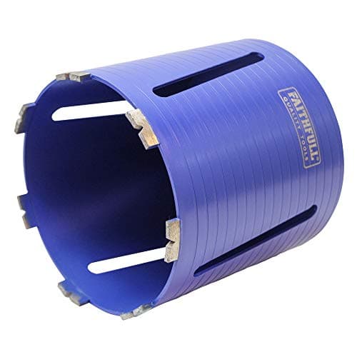 Image of Faithfull FAIDCD152 Dry Diamond Core Bit, Blue, 152 mm x 150 mm