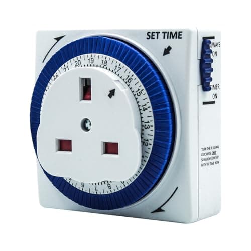 Image of Uni- Com 24 Hour Plug-in Segment Timer Switch, Energy Saving, Home Security, Easy to Programme for Automatically Operating Lights, Lamps & Home Appliances