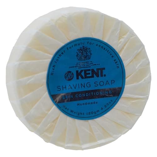 Image of Kent SB2 Luxury Shaving Soap Refill - 120g Shaving Soap Bar for Sensitive Skin During Regular Shaves