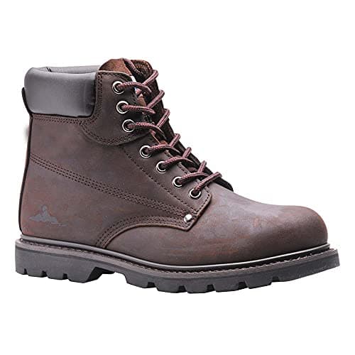 Image of Portwest Steelite Welted Safety Boot SB HRO, Size: 43, Colour: Brown, FW17BRR43