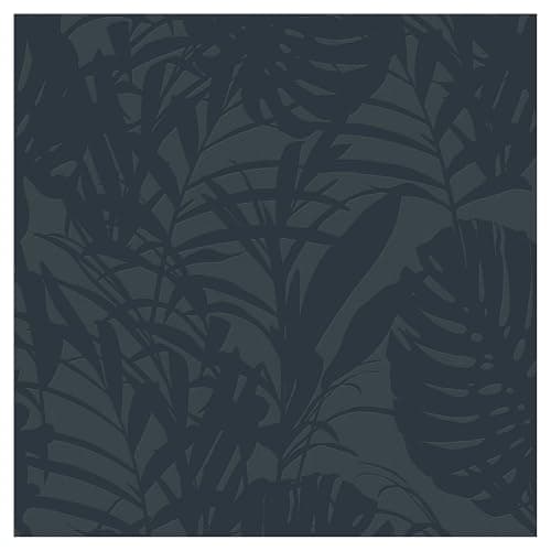 Image of Superfresco Easy Palm Blue Tropical Leaf Wallpaper