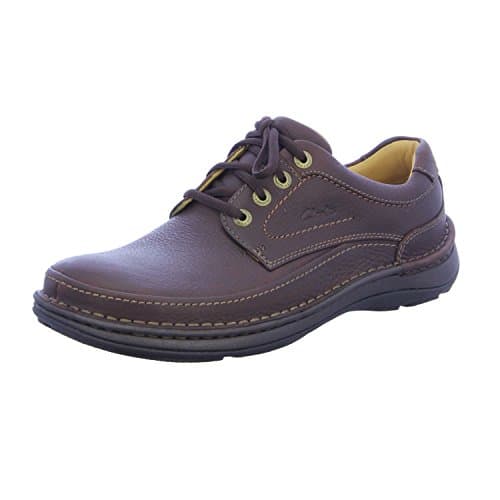 Image of Clarks Nature Three Mens Mahogany Leather, 9
