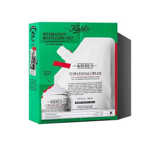 Image of Kiehl's Ultra Facial Cream, 24 Hour Hydration Face Moisturiser, Dual-Action Squalane and Glycerin, Strengthens Skin Barrier, Ultra-Lightweight, All Skin Types Including Sensitive, Paraben-Free