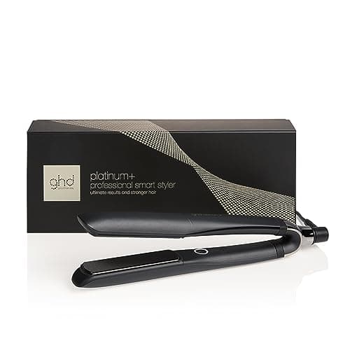 Image of ghd Platinum+ Hair Straightener & Professional Styler in Black - More Strength, Shine & Colour Protection - for All Hair Types - (UK Plug)