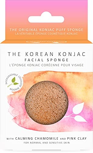 Image of The Konjac Sponge Co Premium Facial Puff Sponge with Chamomile