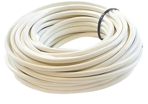 Image of Electric Flex Cable, 3-Core 2.5mm, White, 3183Y Heater and Cooker Cable, 1 Metre
