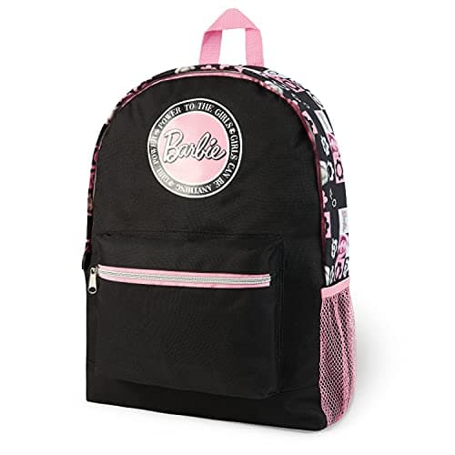 Image of Barbie Bag - Backpack for Girls - Pink - Rainbow (Black/Pink)