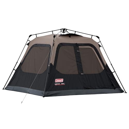 Image of Coleman Instant Tent with 1-Minute Setup, 4/6/8/10 Person Tent with Pre-Attached Poles, Air Vent, & Carry Bag