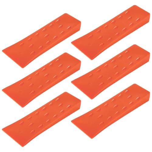 Image of ZOFORTY 6PCS Tree Felling Wedges 10 inch ABS Plastic Wood Splitting Tree Wedge with Spikes for Tree Cutting