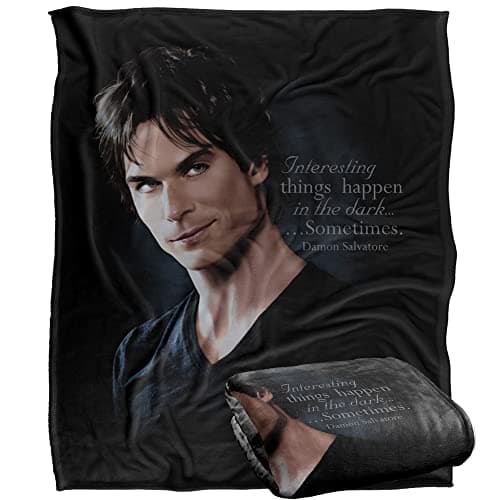 Image of Vampire Diaries Sometimes Officially Licensed Silky Touch Super Soft Throw Blanket 152 x 127 cm