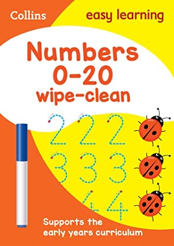 Image of Numbers 0-20 Age 3-5 Wipe Clean Activity Book: The ideal home learning resource packed with number writing and early childhood educational activities (Collins Easy Learning Preschool)