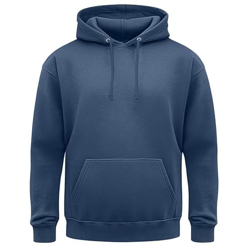 Image of XX-LARGE AIR FORCE BLUE classic plain pullover hoodie unsex and these are ideal for mens and ladies hooded sweatshirt