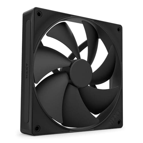Image of NZXT F140P | 140mm Static Pressure PC Case Fan | Ideal for Radiators & Heatsinks | High Static Pressure | Rear Chamfer Intake | Fluid Dynamic Bearings | Low Noise | PWM Control | Black