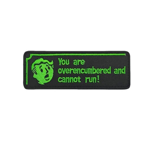Image of Funny Patches for Backpacks,Embroidery Overburdened Morale Patch,Military Patches Badge for Tactical Vest Clothes Chest Pack Helmet Denie Hat Game Lover