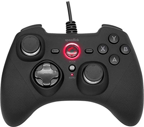 Image of Speedlink RAIT Gamepad - wired gamepad with vibration function, for PC/PS3/Switch, black