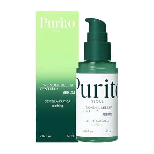 Image of PURITO Centella Serum, Korean Centella, for All Skin Types, Ampoule, Soothing, Calming, Facial Serum for face, Vegan & Cruelty-Free, Korean Skin Care, 60ml 2fl.oz