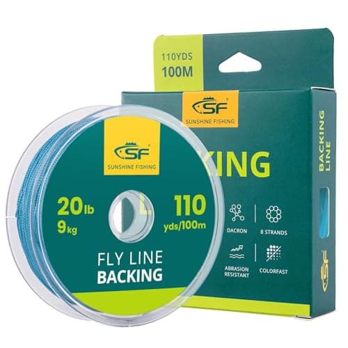 Image of SF Braided Fly Fishing Trout Line Backing Line 20LB 100m/108yds Blue