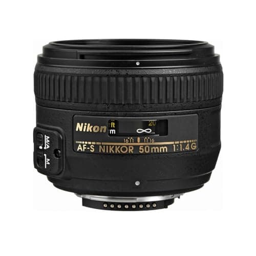 Image of Nikon 50 mm F1.4G AF-S Nikkor Lens - Black
