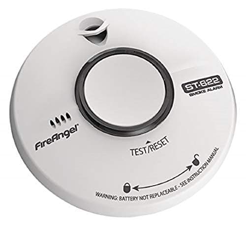 Image of FireAngel ST-622T Thermoptek Smoke Alarm – 10 Year Sealed Lithium Battery, Multi-Sensor Optical Detection, Easy Install, Standalone FireAngel Smoke Alarm for Home