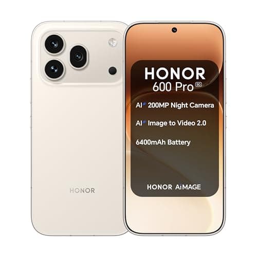 Image of HONOR 600 Pro 5G Mobile Phone | 200MP Ultra-clear Night Camera | 6400mAh Long-life Battery | 12GB RAM 512GB | IP68 IP69 IP69K Water and Dust Resistance | 8000 nits Ultra Bright Display | Dual SIM