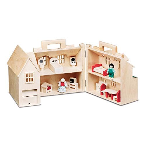 Image of Melissa & Doug Fold & Go Dollhouse