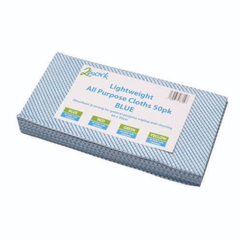 Image of Finchley 2Work All-Purpose Cloth 600x300mm Blue (Pack of 50) 102840BU+ free refill pen (8)