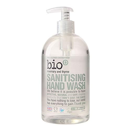 Image of Bio-D Anti Bacterial Cleansing Hand Wash with Rosemary & Thyme 500ml | Fragrance Free | Eco Friendly | Allergy Friendly | Vegan | Cruelty Free