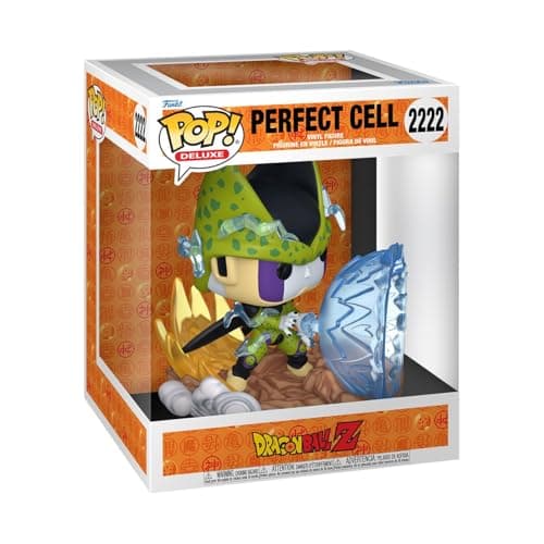 Image of Funko POP! Deluxe: Dragon Ball Z - Perfect Cell - vs. Gohan - Build a Scene - Collectable Vinyl Figure - Gift Idea - Official Merchandise - Toys For Kids & Adults - Model Figure for Collectors
