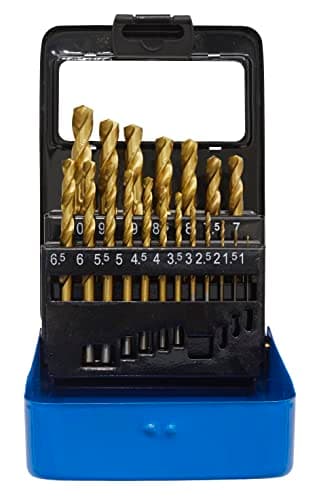 Image of Sealey AK4719 HSS Fully Ground Drill Bit Set 19pc DIN 338 Metric