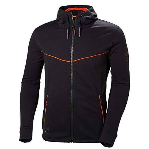 Image of Helly Hansen Workwear Men's Chelsea Evolution fashion hoodies, 990 Black, M UK