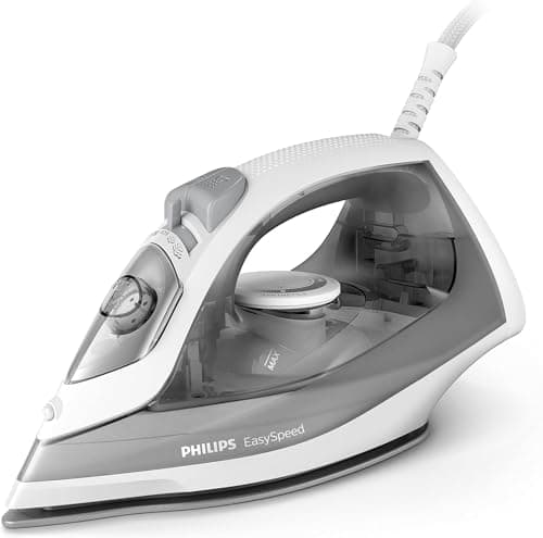 Image of Philips Steam Iron Easyspeed, Steam Boost up to 100 gram, Ceramic Soleplate, Drip Stop, 4 Settings, 2000W, 220 ml Watertank, Integrated Waterspray, Grey (GC1751/89)