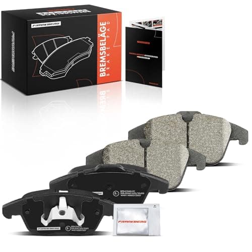 Image of Frankberg Brake Pad Set incl. 4x Pads Front Compatible with 208 I CA CC C4 Grand Picasso I UA 308 CC 4B 307 Break 3E C4 Picasso I MPV UD Replace# 425362,425477