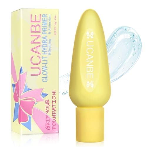 Image of UCANBE Gripping Makeup Primer for Face – Hydrating Jelly Primer for Long Lasting Makeup, Pore & Texture Smoothing Gel Primer for Foundation Application for Dry & Textured Skin, Silent Blue