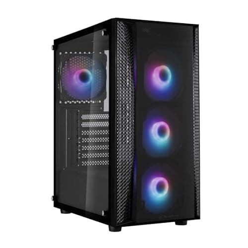 Image of SilverStone FARA B1 PRO, ARGB lighting tempered glass mid tower ATX chassis, SST-FAB1B-PRO
